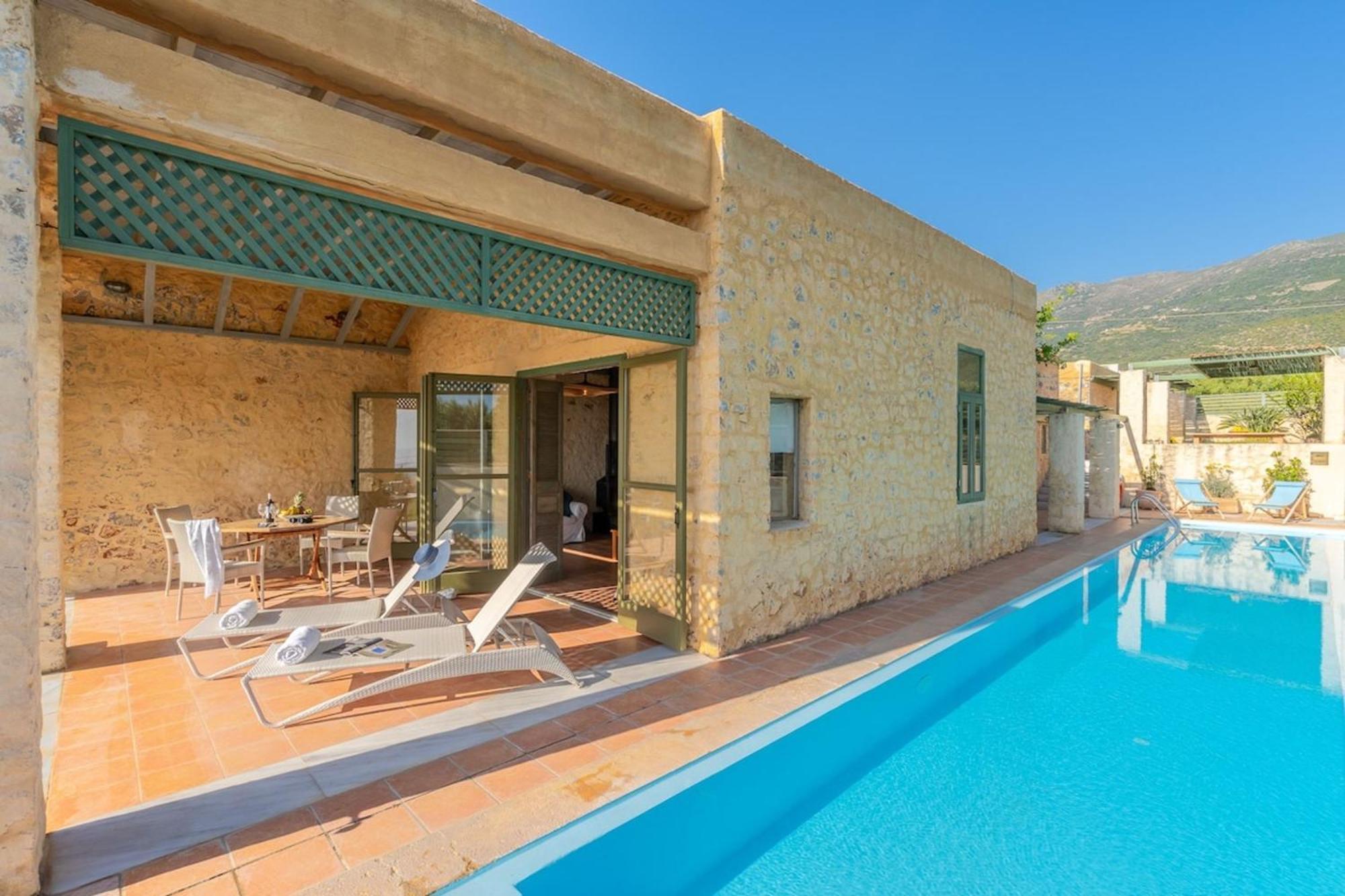 Villa Mediterranea, With Heated Pool Livadia  Exterior photo